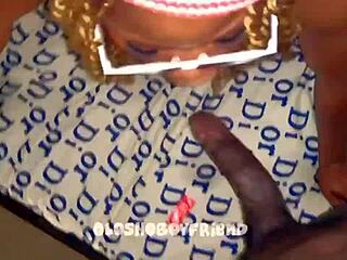 Hot milf explores her first time with a black cock