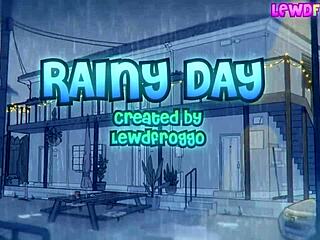rainy day lewdfroggo turns into a group hentai adventure