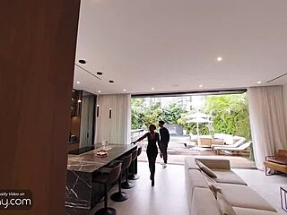 VRB Gay Black Tony Genius Deepthroats and Rides White Dick in VR