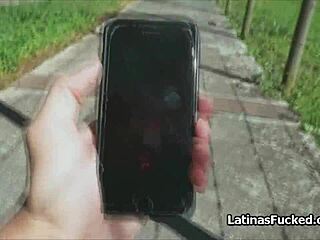 hot latina from street gives blowjob in pickup