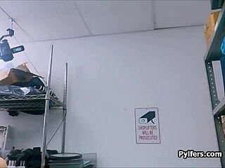 Petite Latina Hottie Steals Perfume, Gets Hammered in Office Doggy