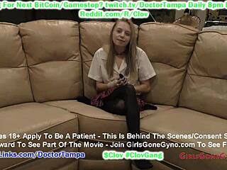 uh, watch ava siren 1st gyno exam now!