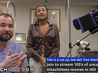 miss mars gets wild hitachi wand orgasms during college physical