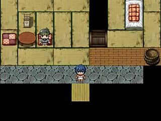 Does this tanned girl natsuki tempt strangers in her hentai game?