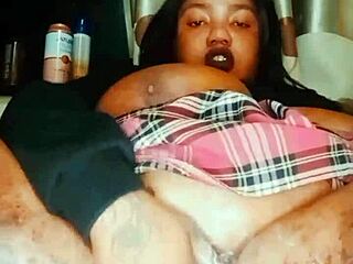 Watch This Chubby Queen Creaming With Big Tits.