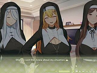 summer clover harem hentai game ep 1 fired because of his giant cock