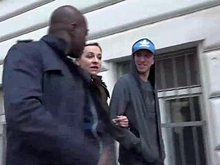 Bianca Ferrero forces her man to watch her drain big black balls in cuckold play.