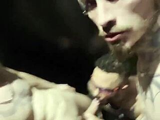 want to see raw orgy in bathroom?