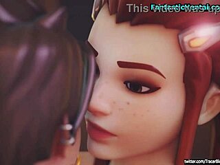 Bridgitte Descriptively Puts Tracer Into The Machine In This Anime Hentai Scene