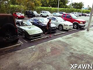 sexy honey flaunts ass and twat on wild reality show