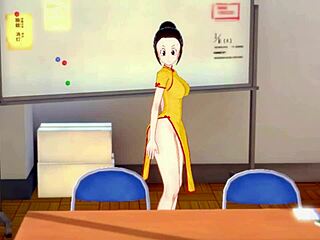 uhh, hot milf chi-chi givin’ me milk for bein’ good student... dragon ball rocks!