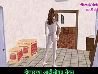 Marathi audio sex story with cute teen in animated 3D poses