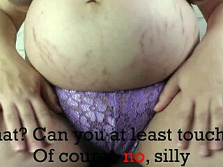 Caramba! Acredita nessa esposa grávida de 9 meses com peitos grandes de lingerie motivando o marido corno? Compilação épica da Milky Mari!