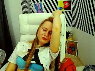 Alicebush caught touching herself—can she resist going further?