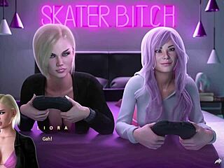 Two perfect hentai asses take on a huge white cock! 🍆💥