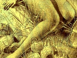 复古插图中的色情场景 😊