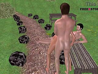 Animated Tamil sex story with wild cartoon threesome