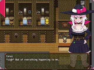 Petite hentai witch turns nympho for city creampie