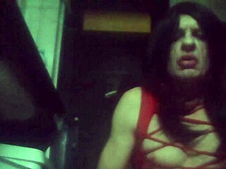 Tranny Bitch Takes Anal Cumshot!