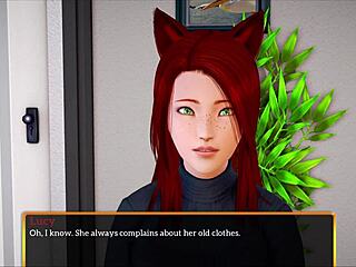 Redhead Plays Erotic Game in My New Family 315