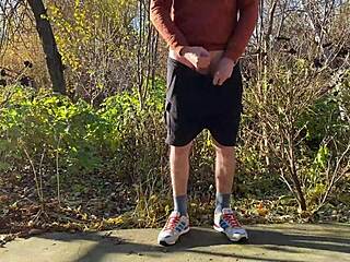 Stepson in Law Forces Milf into Public Hairy Pantyhose Action