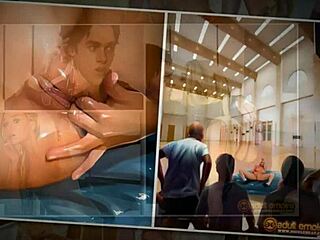 妮可·希特主演狂野Hentai漫画冒险