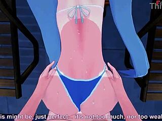 roxy migurdia gets fucked by the pool while eris watches in mushoku tensei