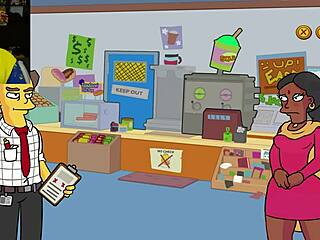 simpsons parody burns mansion hentai game