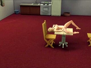 Blonde Gwen gets a golden shower in Whimsville comic