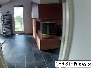 christy dahlia and ivan have fun in hot shower