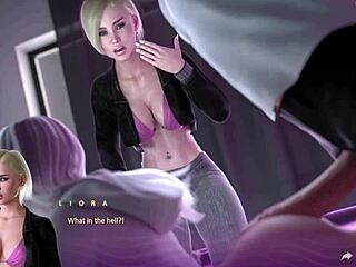 Two perfect hentai asses take on a huge white cock! 🍆💥