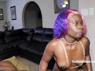 Mistress gardiva commands the gangbang with her ass