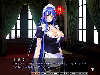 Maid-San to Boin Game Mikage Scene E with Monster Cock POV