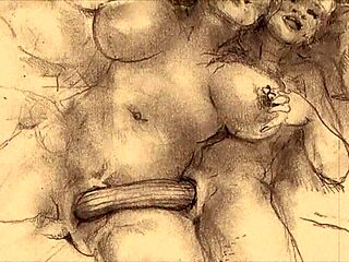 vintage illustration of erotic scenes 😊