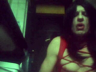 Tranny Bitch Takes Anal Cumshot!