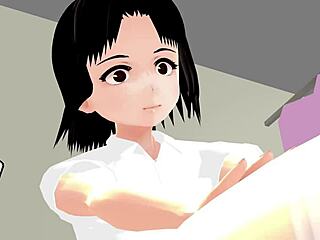 mia hentai nurse plays naughty doctor games in anime style