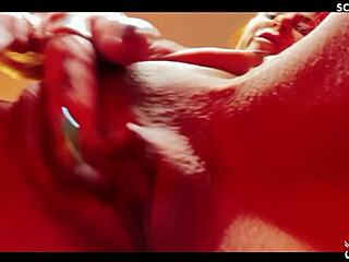 Anni Angel Deutsch Close To Her Clit While Masturbating On Webcam