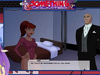 Blonde with big tits in cartoon series