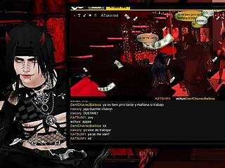 chubby lesbians party hard in hentai style!