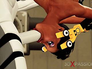 Big-titted beauty in restraints craves hard pounding with extreme control