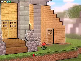 Hornycraft parody hentai game pornplay ep 49 double creampie alex tight pussy