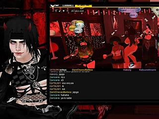 chubby lesbians party hard in hentai style!