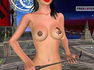 Indian Bhabhi Masturbates With Candle In Cartoon