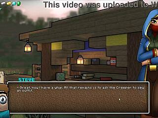 Hornycraft parody hentai game pornplay ep 49 double creampie alex tight pussy