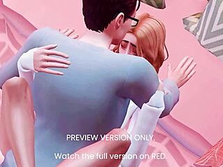 naughty nerd's first time in 3d hentai