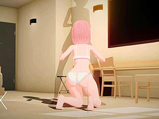 sakura haruno gets ntr sex and blowjob in naruto hentai game