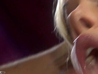 body painted blonde nicole sheridan sucks artist before hardcore fucking