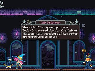 Flip witch pixel hentai game ep 6 femdom creampie in the forest