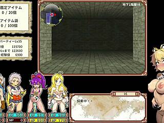 i'm playing danero+ part 1, exploring dungeon with four bitches