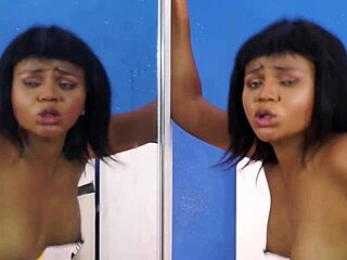 Horny woman begs for big cock in her ass